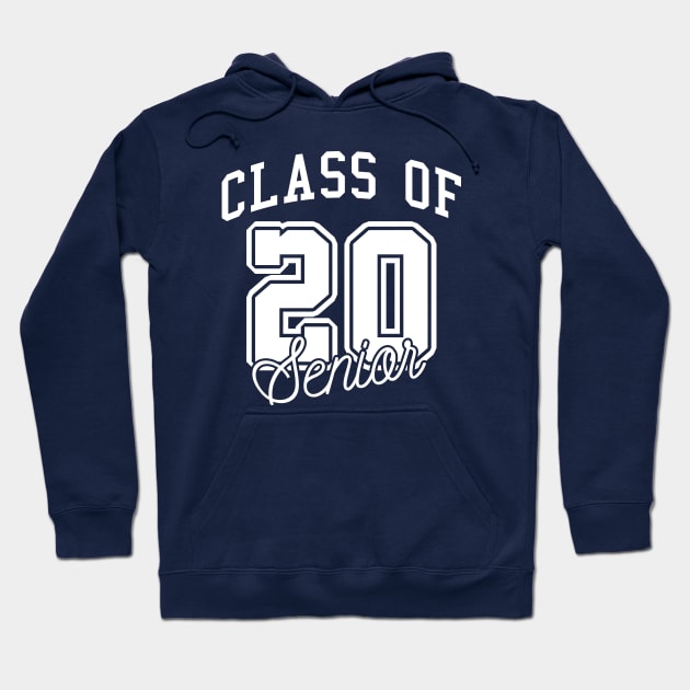 Class Of 20 Senior Hoodie by LuckyFoxDesigns